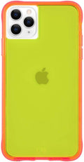 Case-Mate - Tough NEON - Case for iPhone 11 Pro - 5.8 inch - Yellow/Pink Neon