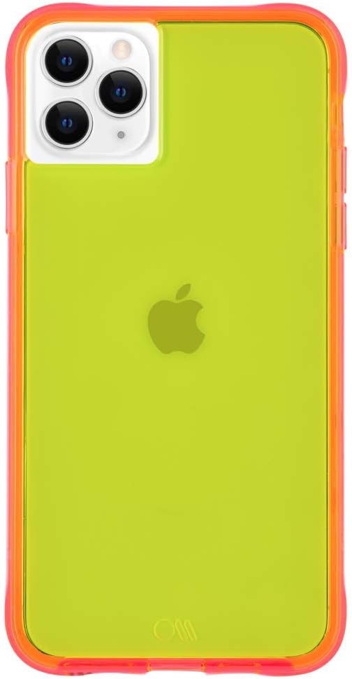 Case-Mate - Tough NEON - جراب لهاتف iPhone 11 Pro - 5.8 بوصة - أصفر/وردي نيون