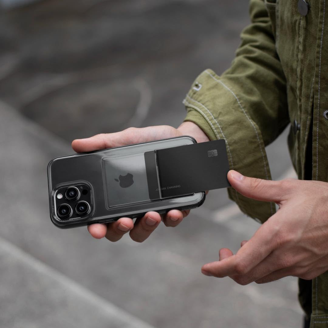 جراب هاتف UNIQ Air Fender ID متوافق مع iPhone 15 Pro Max (FrostSmoke)