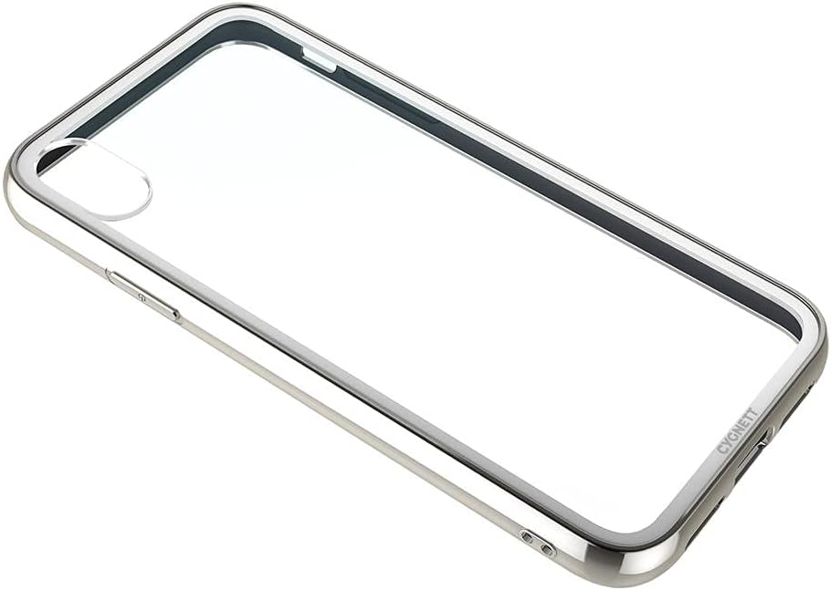 جراب Cygnett Ozone 9H من الزجاج المقوى مع مصد مدمج لهاتف Apple iPhone XR - أبيض