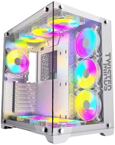 Twisted Minds Bullet-07 Mid Tempered Glass Mid Tower Gaming Case White