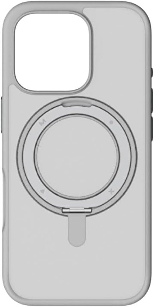 جراب موماكس ماج سيف رولير لجهاز آيفون 16 برو - رمادي