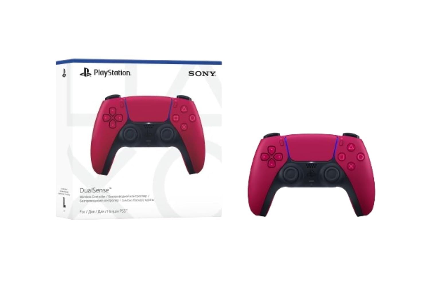 وحدة تحكم لاسلكية PlayStation DualSense® - رمادي مموه