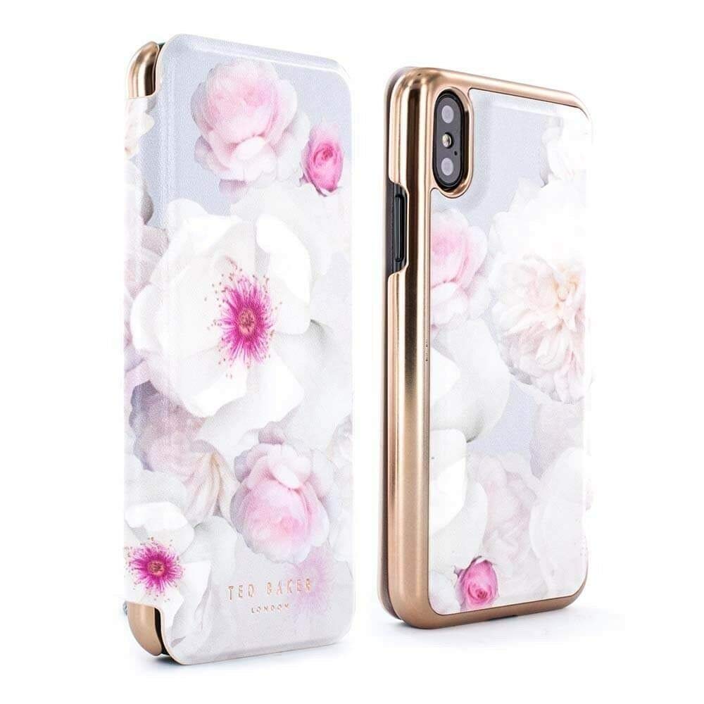 جراب مرآة من تيد بيكر لهاتف iPhone X من ناليبيس - رمادي تشيلسي 