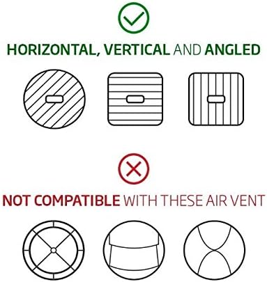 حامل هاتف سيارة Spigen Kuel QS11 رباعي مغناطيسي بفتحة تهوية السيارة QNMP متوافق مع معظم الهواتف الذكية - أسود