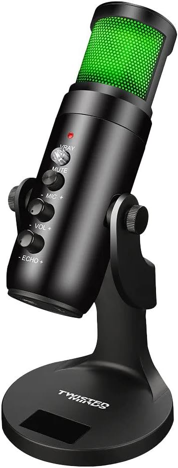Twisted Minds W105 RGB Gaming Microphone – Black