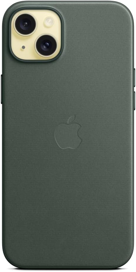 غطاء حماية منسوج بدقة لهاتف Apple iPhone 15 Plus مع MagSafe - Evergreen 