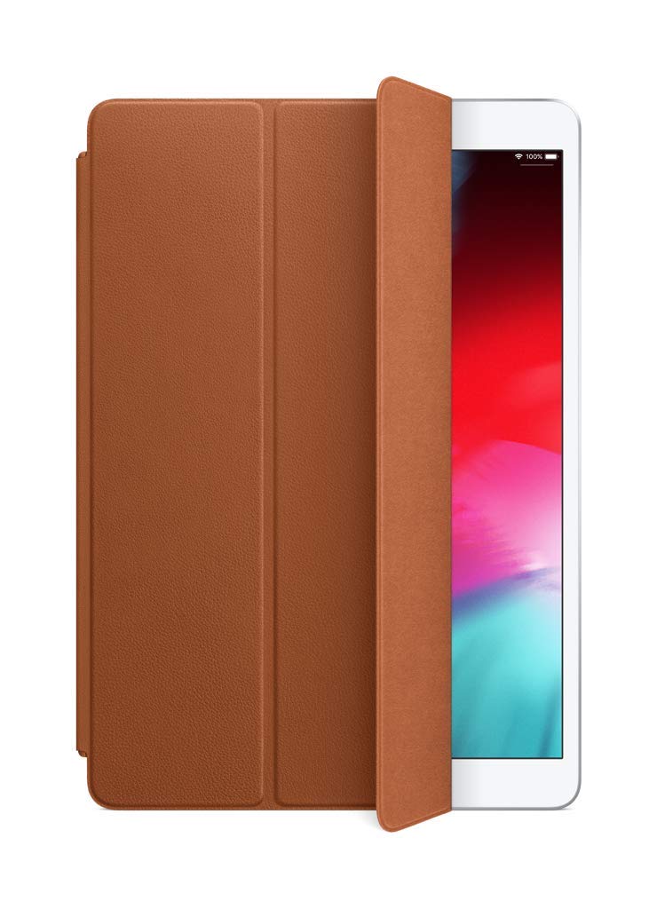 غطاء ذكي من الجلد من Apple بلون بني غامق لجهاز iPad Pro مقاس 12.9 بوصة