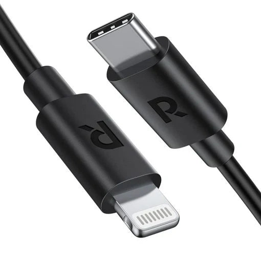RAVPower RP-CB1020 Type-C to Lightning Cable – 2M, TPE, Black