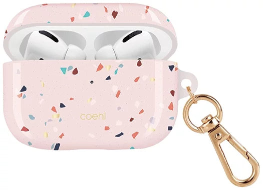 Uniq Coehl Terrazzo AirPods Pro Case (Blush Pink)