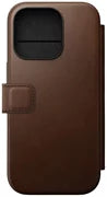 Nomad Modern Leather Folio, brown - iPhone 16 Pro