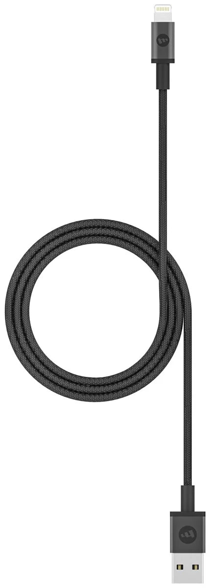 كابل موفي لايتنينج USB A بطول 3 متر باللون الأسود