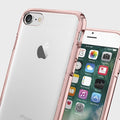 غطاء Spigen Ultra Hybrid Bumper لهاتف iPhone 7 - وردي كريستالي
