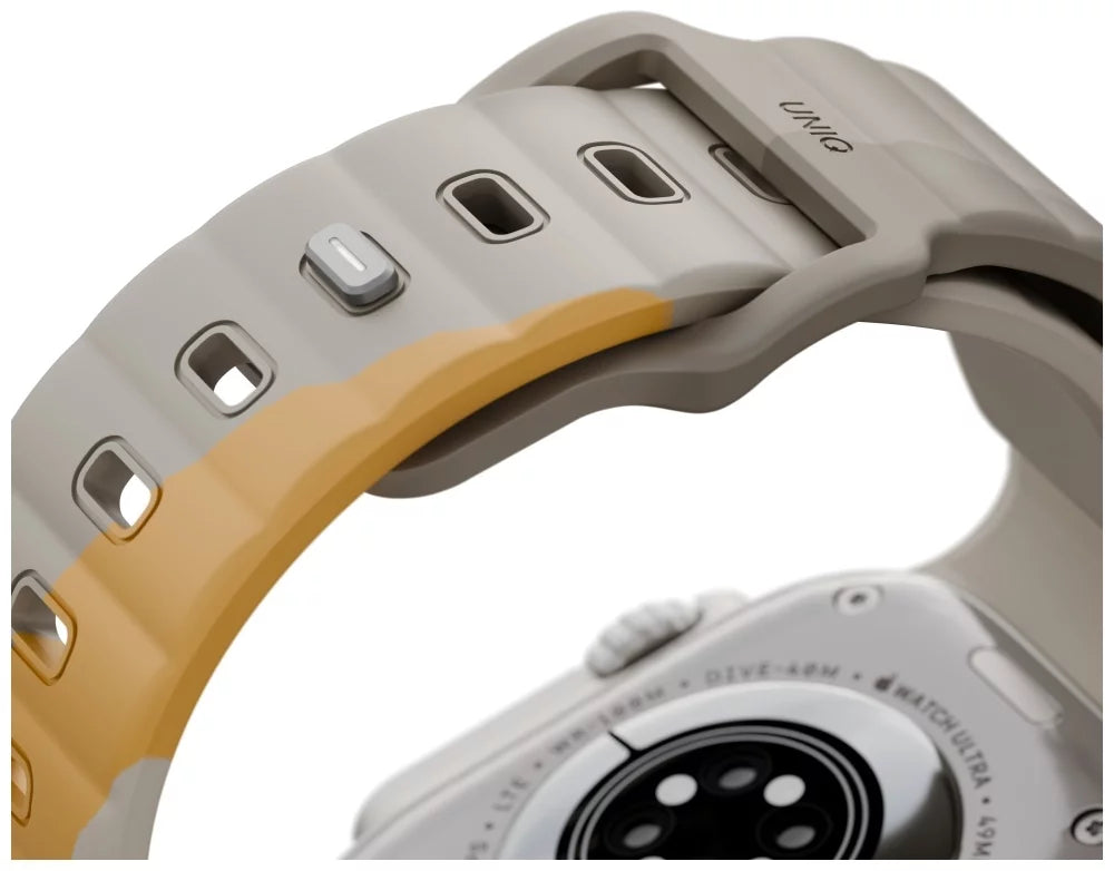 UNIQ Strap Stride De Rubber for Apple Watch 49/46/45/44mm beige