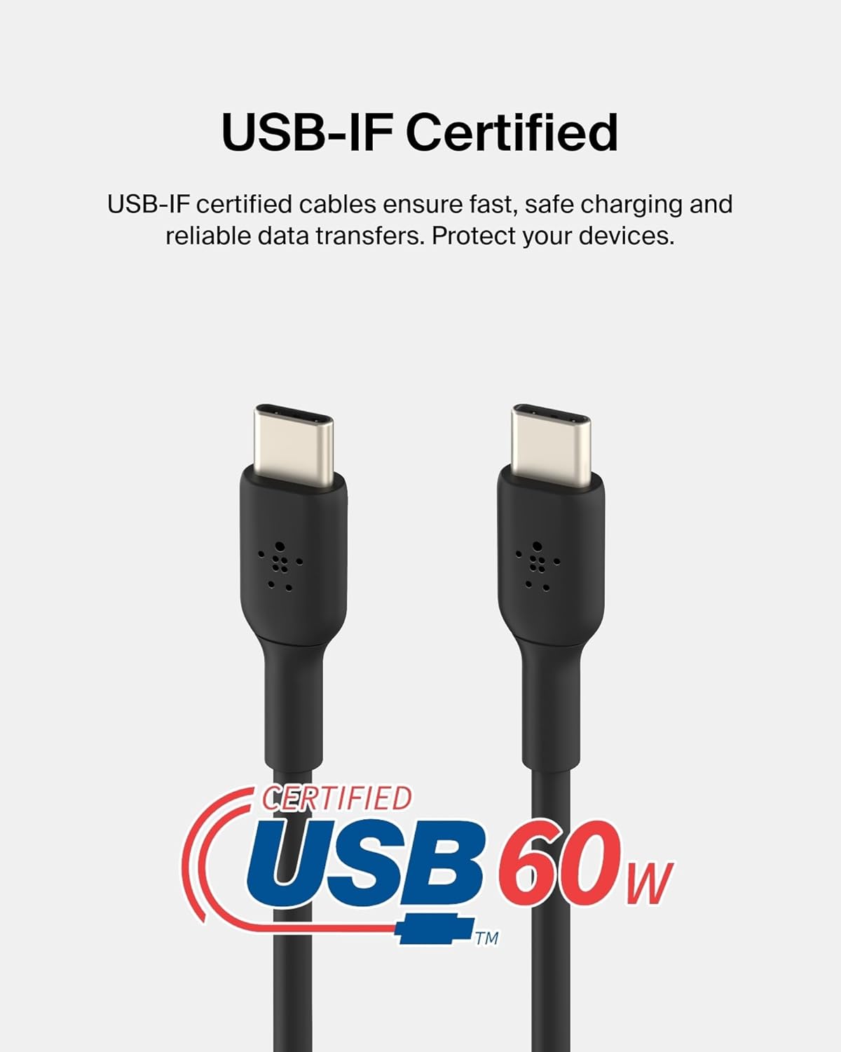 Belkin Boost Charge USB-C to USB-C Cable 1M Black