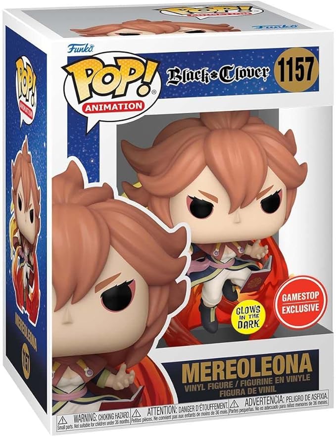 Pop! Animation: Black Clover – Mereoleona Vermillion (Glow-in-the-Dark Exclusive)