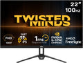 Twisted Minds FHD 100 Hz IPS 22" 1ms PC Monitor