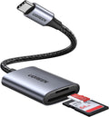 قارئ بطاقات UGREEN USB C SD، قارئ بطاقات ذاكرة Micro SD 2 في 1 لـ TF SD Micro