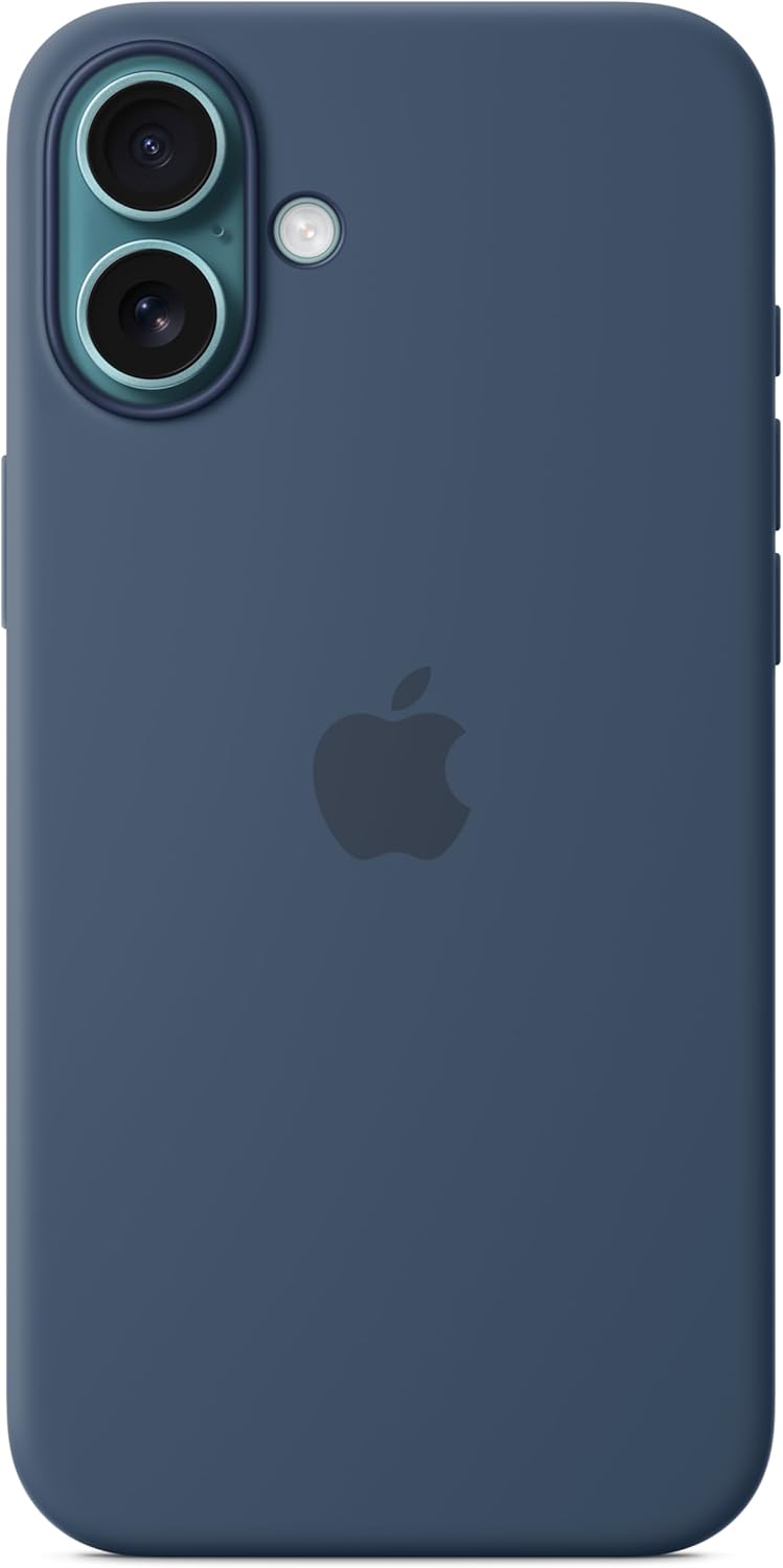 جراب سيليكون لجهاز Apple iPhone 16 Plus مع MagSafe - دينم