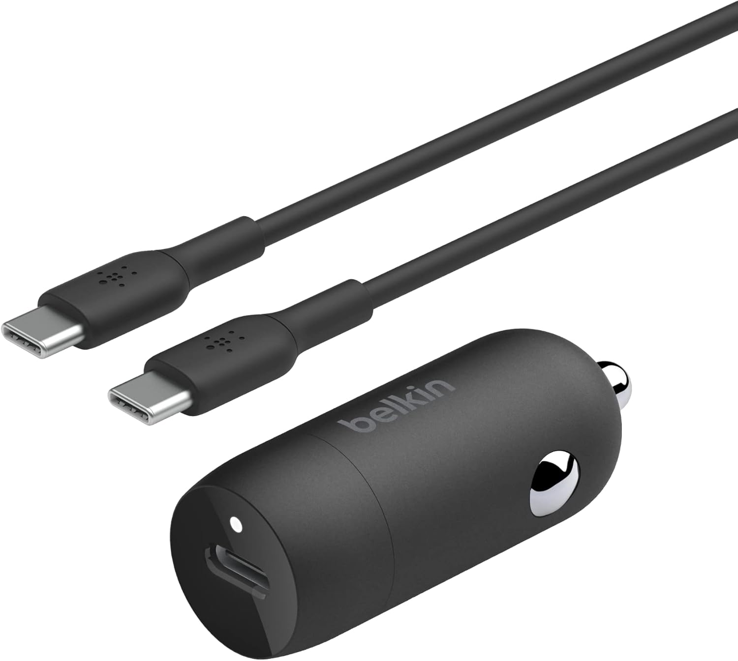 Belkin Boost Charge USB-C Car Charger with USB-C Cable 1M 30W Black