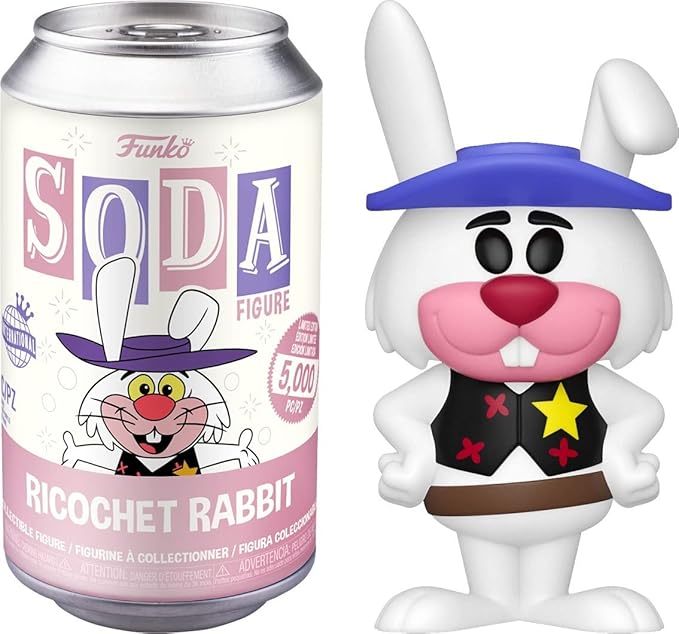 Vinyl Soda: Ricochet Rabbit with Chase (Hanna‑Barbera)