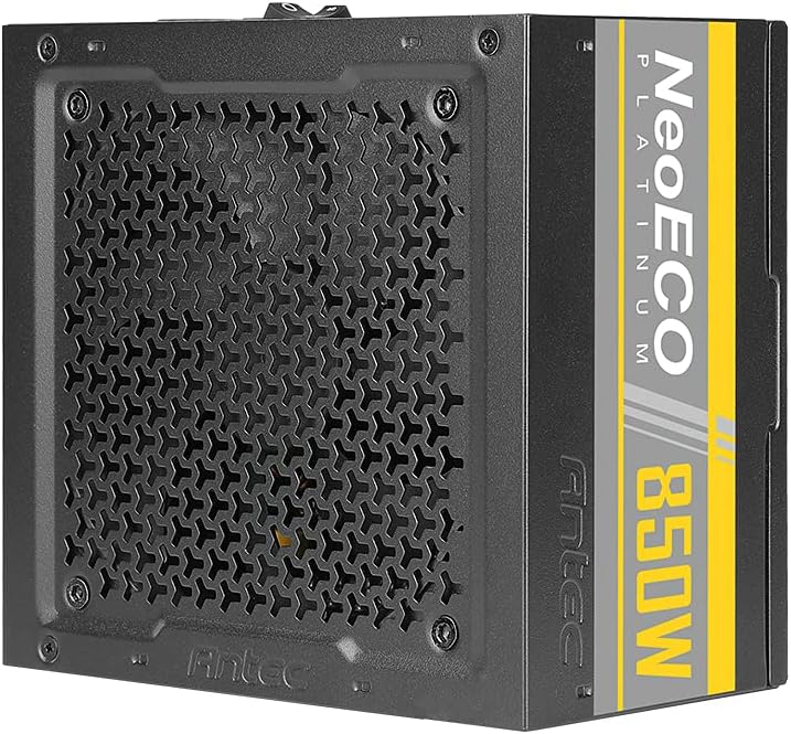 مزود طاقة Antec NeoECO Platinum 850 واط، معياري بالكامل، ATX12V، معتمد من 80 PLUS Platinum
