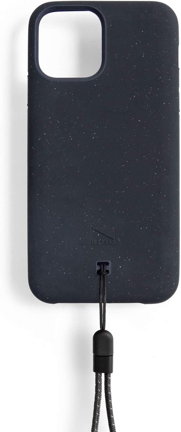 غطاء حماية لاندر توري مصمم لجهاز آيفون 12 برو ماكس مع عزل البطارية ثيرمولاين - أسود