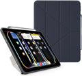 Pipetto iPad Pro 13 Origami No3Pencil Case Dk Blue