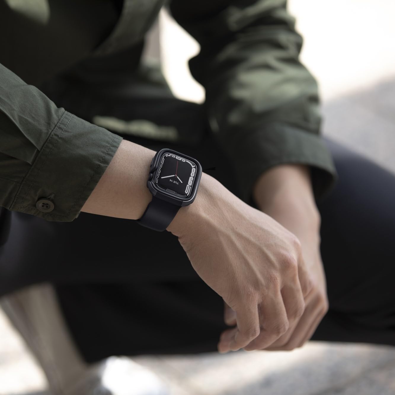 غطاء Uniq Valencia لساعة Apple Watch مقاس 41/40 مم - أزرق كوبالت