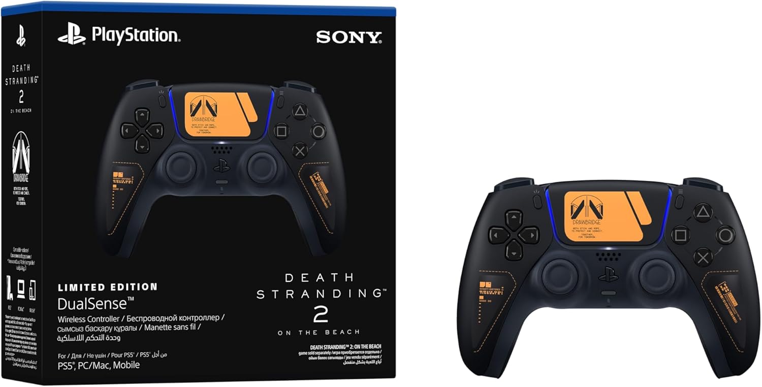 وحدة تحكم لاسلكية DualSense لجهاز PlayStation 5 Death Stranding 2 إصدار محدود - نسخة الإمارات العربية المتحدة