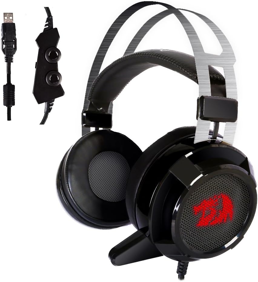 سماعة رأس Redragon H301 SIREN2 للألعاب ستيريو محيطية 7.1 قناة - اتصال USB
