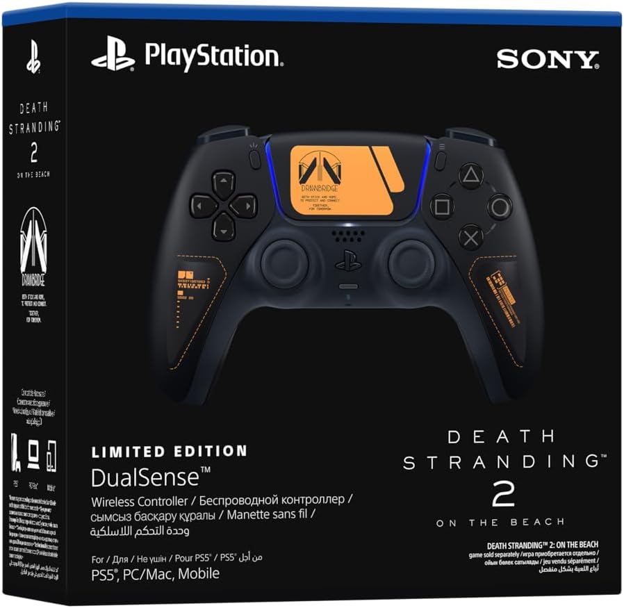 وحدة تحكم لاسلكية DualSense لجهاز PlayStation 5 Death Stranding 2 إصدار محدود - نسخة الإمارات العربية المتحدة