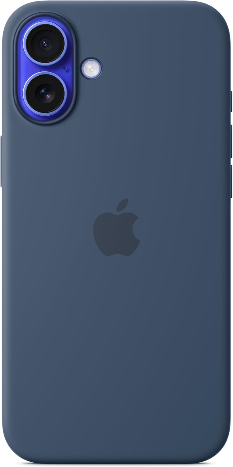 جراب سيليكون لجهاز Apple iPhone 16 Plus مع MagSafe - دينم