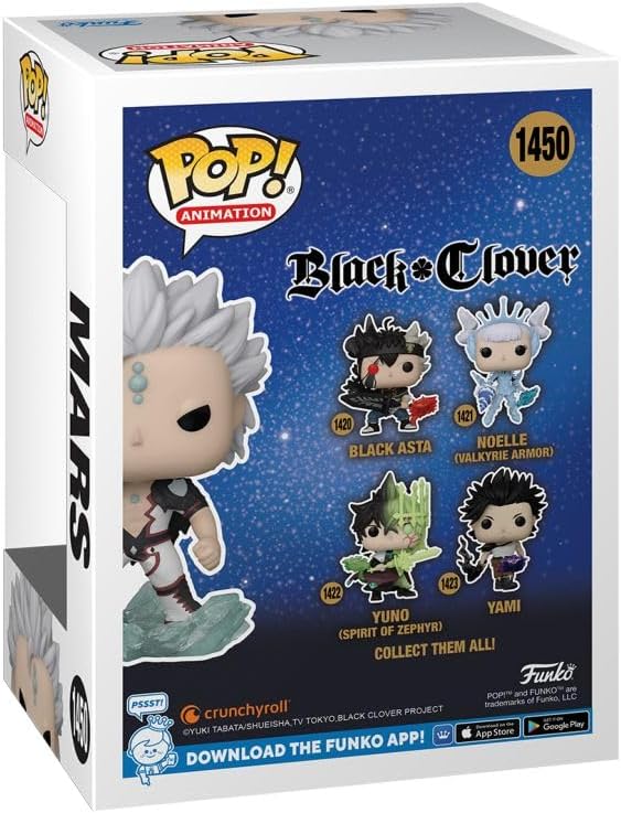 Pop! Animation: Black Clover – Mars with Book (Exclusive)
