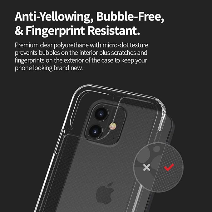 PATCHWORKS Lumina Case for iPhone 12 / 12 Pro – Clear Black