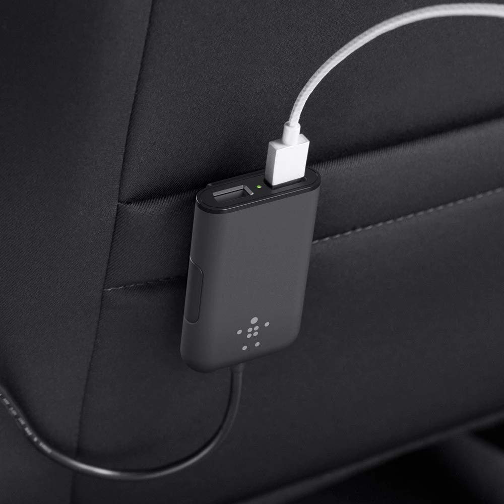 Belkin Road Rockstar F8M935bt06-BLK Car Charger for Apple iPhone, iPad (Black)