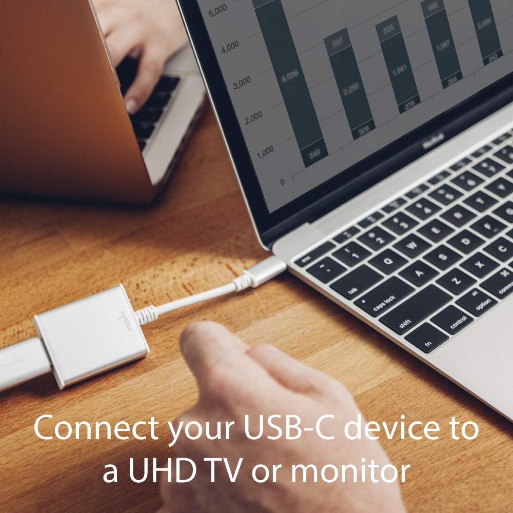 Moshi USB-C to HDMI Adapter (Color-Silver)
