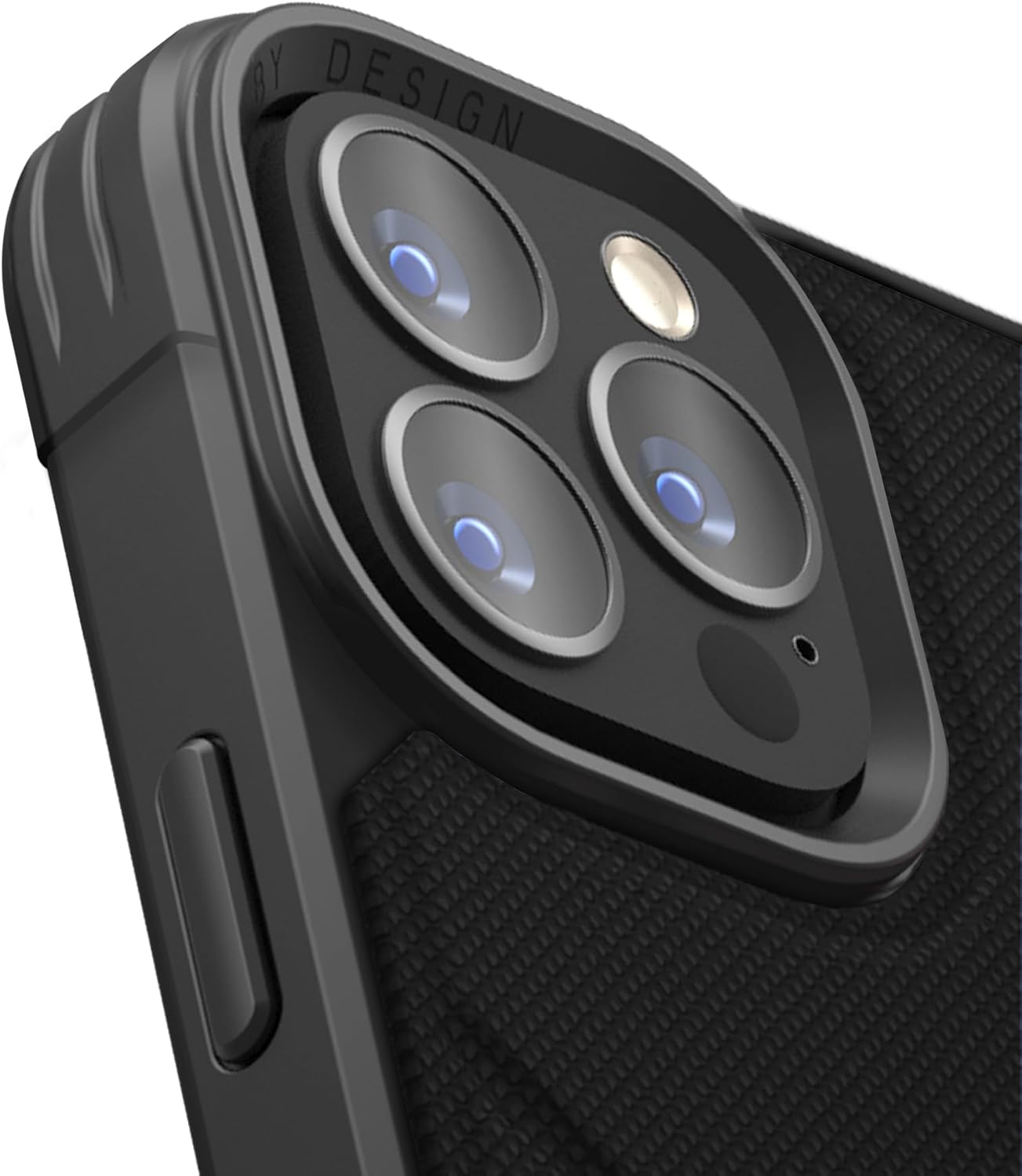 جراب UNIQ Transforma لهاتف iPhone 15 Pro Max 6.7 بوصة مع خاصية الشحن Magclick باللون الأسود (UNIQ-IP6.7P(2023)-TRSFMBLK)