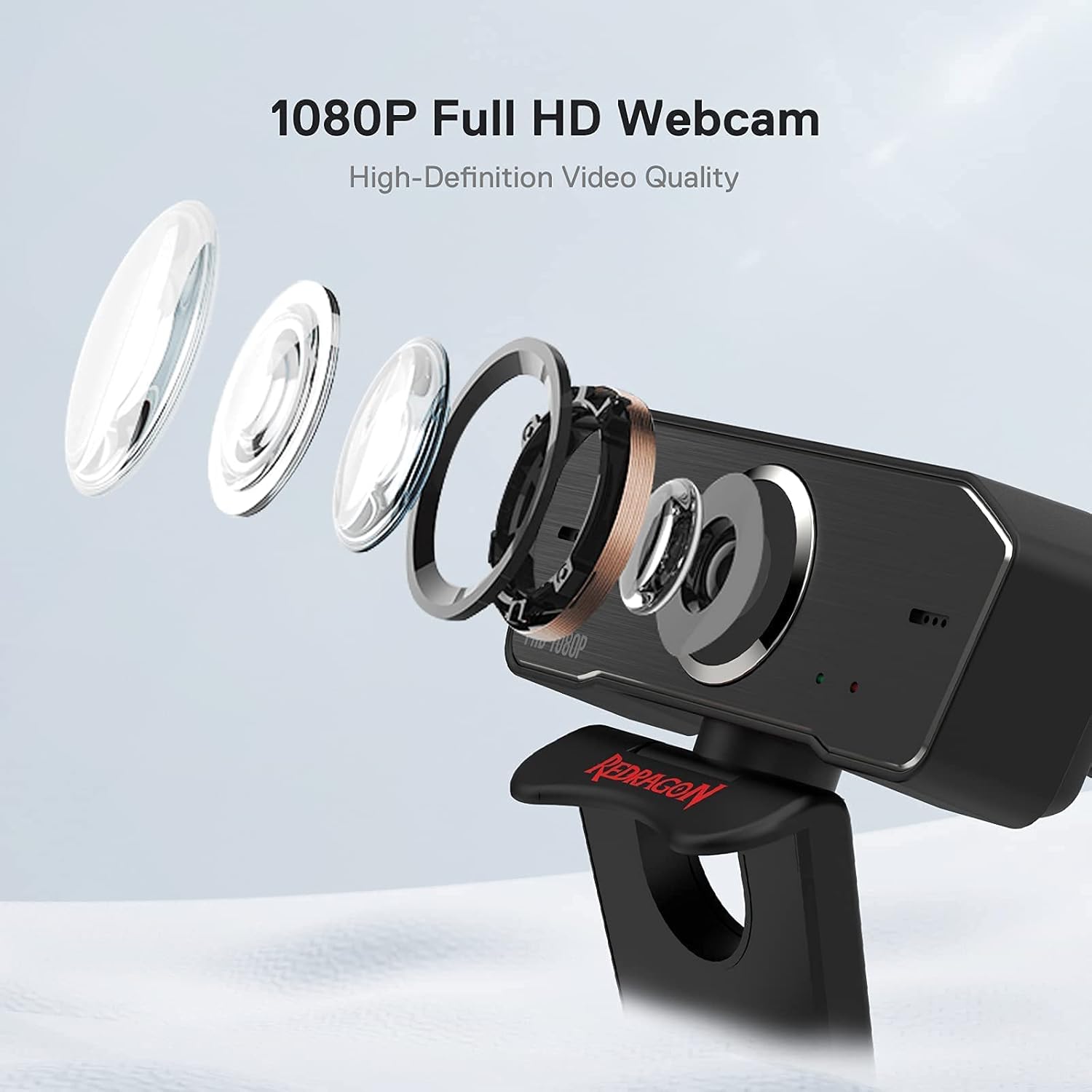 Redragon GW800 Hitman 1080P USB Streaming Webcam