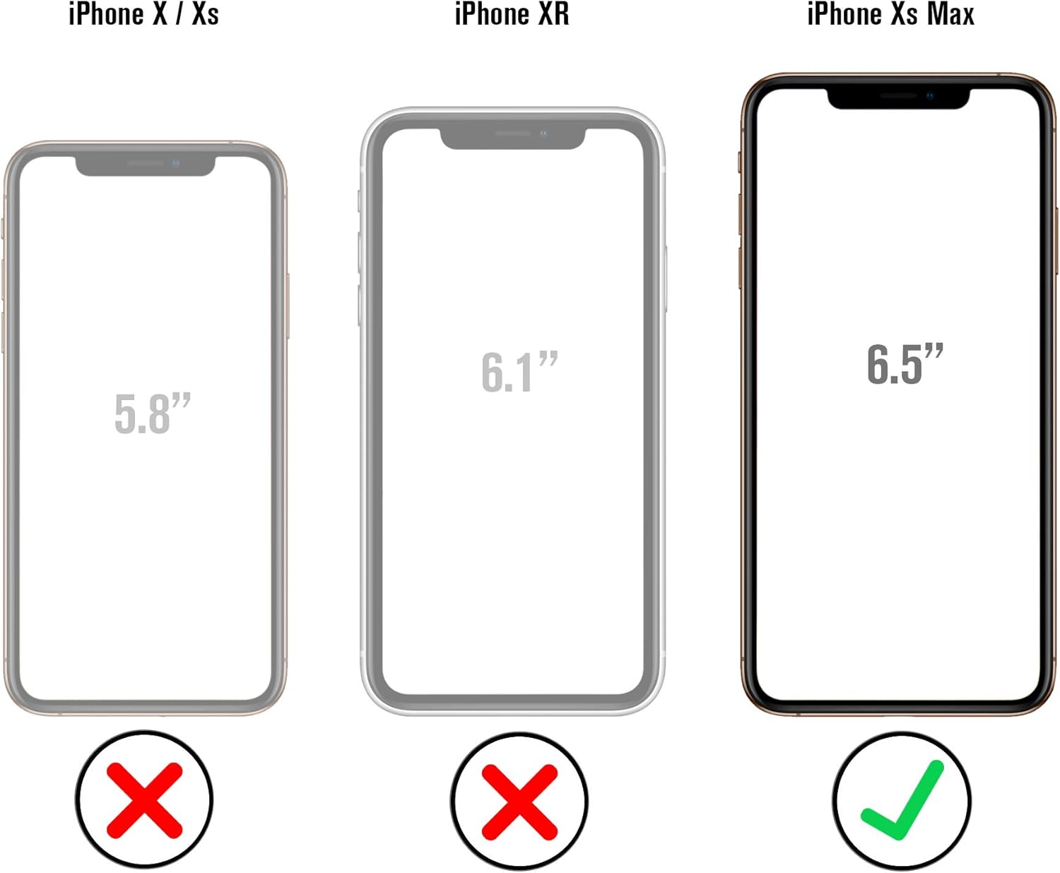 جراب كاتاليست، حماية من الصدمات، مقاوم للصدمات لجهاز iPhone XS Max، جودة ممتازة - شفاف