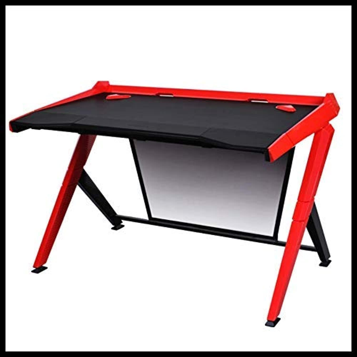 DXRacer GD-1000-NR-1 Gaming Desk – Black & Red