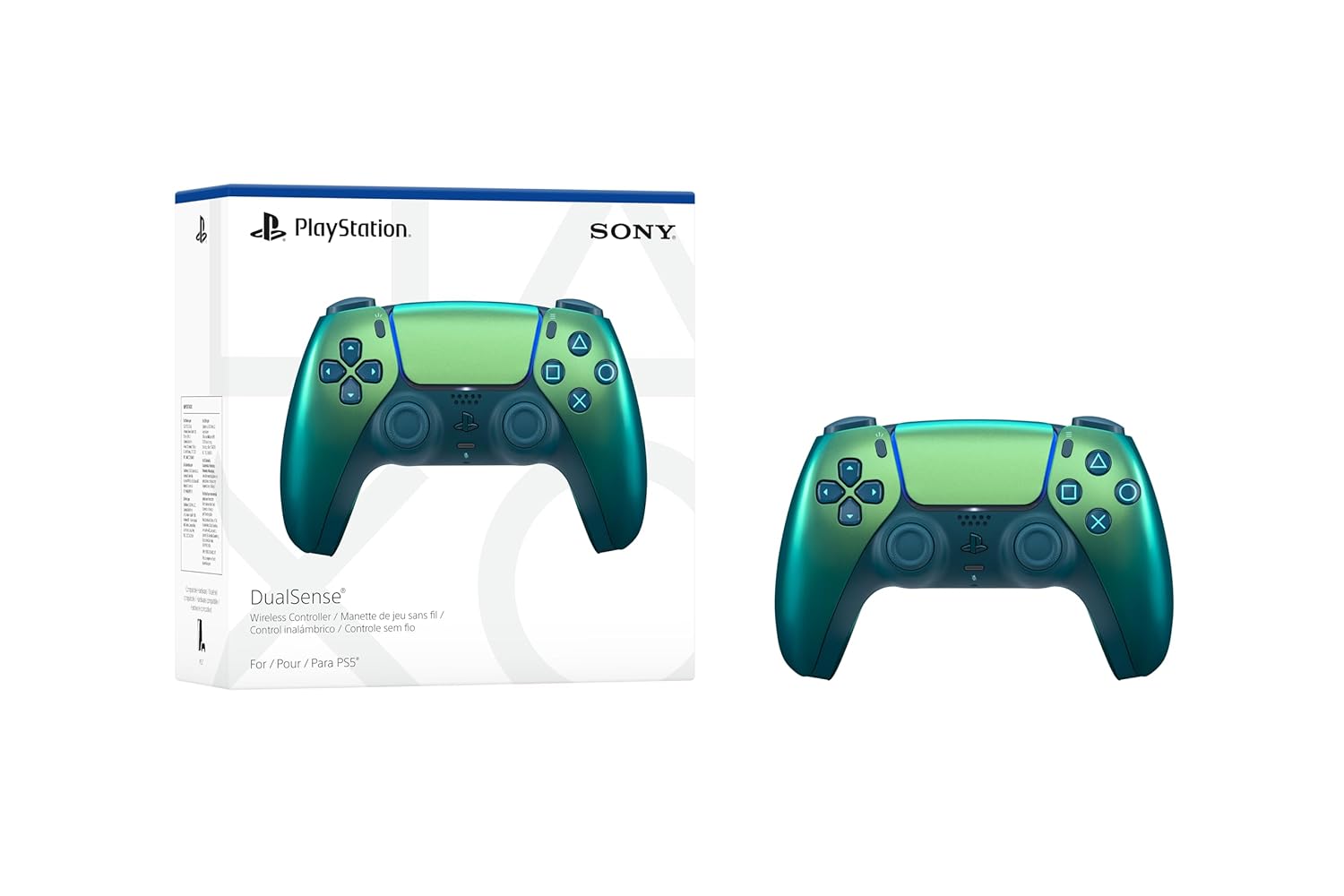 وحدة تحكم لاسلكية PlayStation DualSense® - رمادي مموه