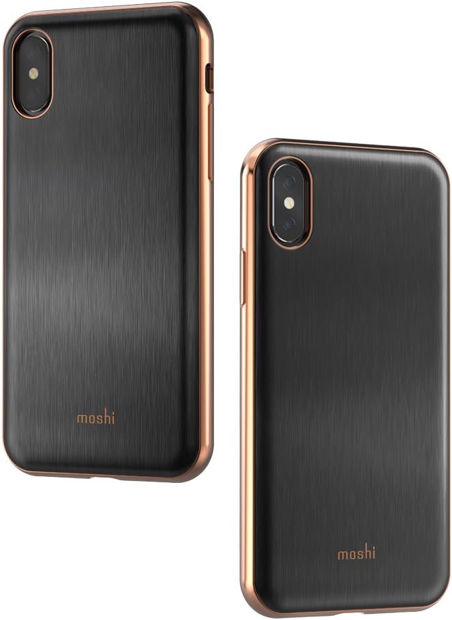 Moshi iGlaze for iPhone XS / X - hardshell protective case - Armour Black