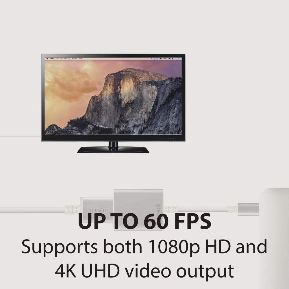 Moshi USB-C to HDMI Adapter (Color-Silver)