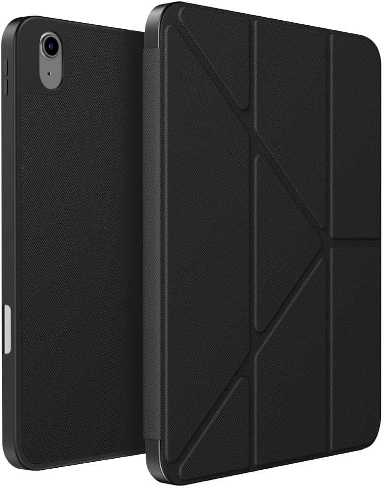 جراب Uniq Transforma لجهاز iPad الجيل العاشر (أسود داكن) 