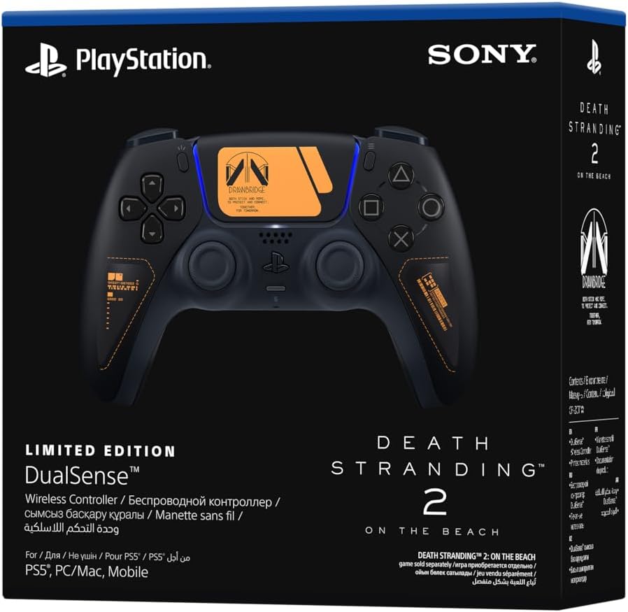وحدة تحكم لاسلكية DualSense لجهاز PlayStation 5 Death Stranding 2 إصدار محدود - نسخة الإمارات العربية المتحدة