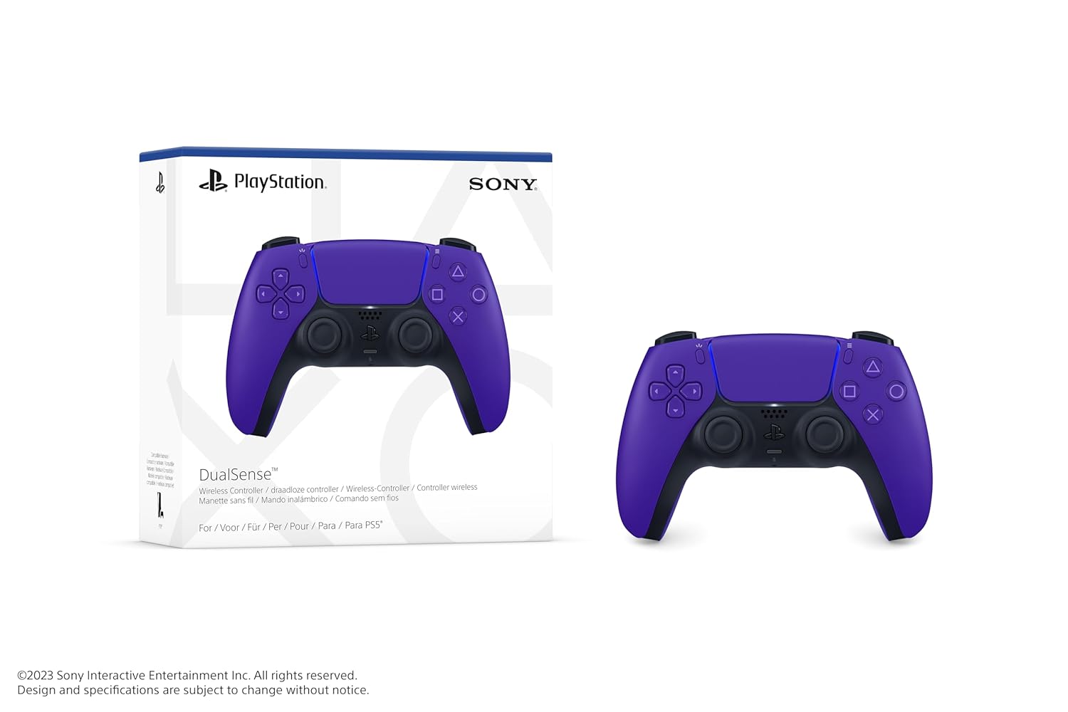 وحدة تحكم لاسلكية PlayStation DualSense® - رمادي مموه