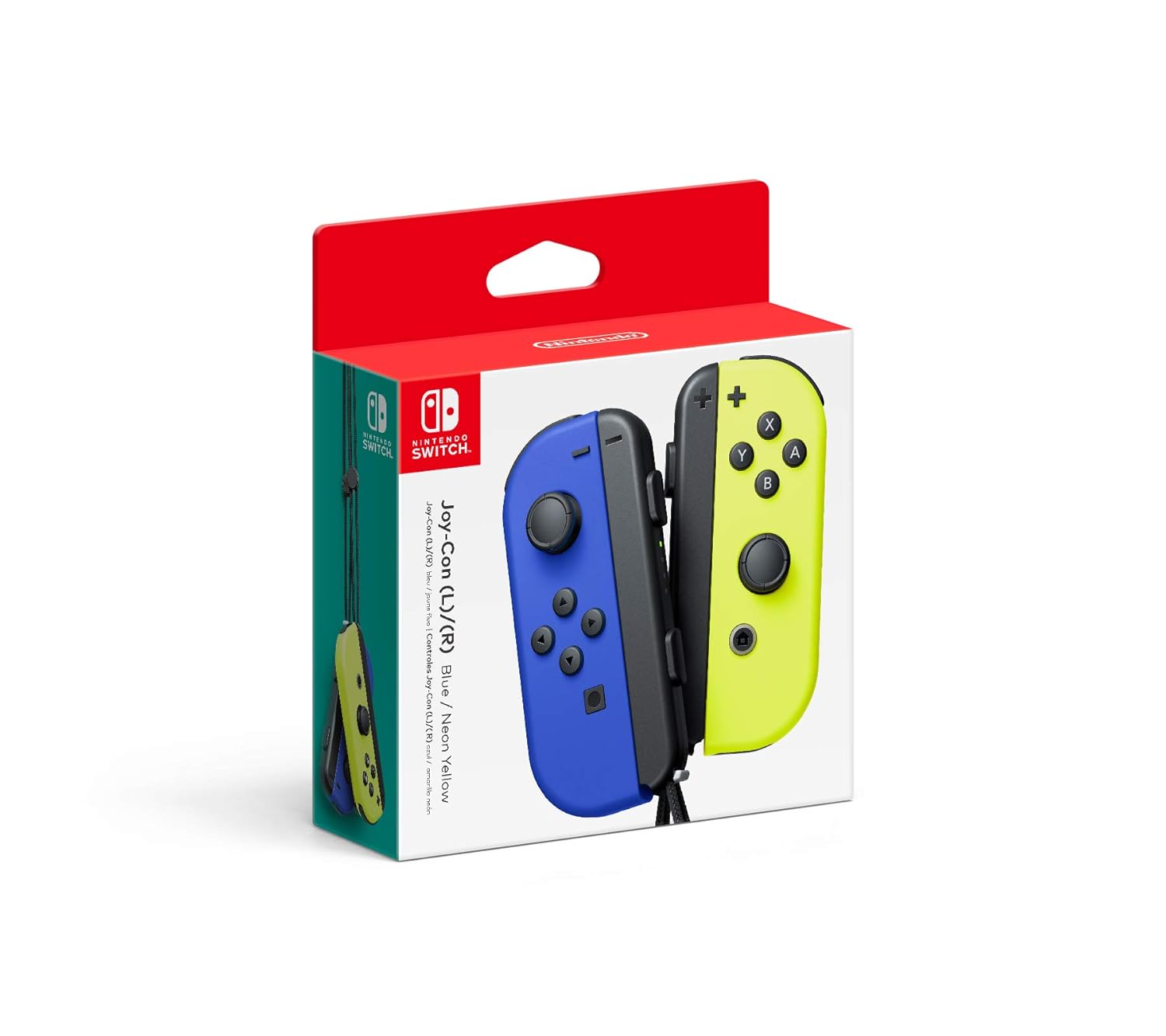 وحدة تحكم Joy-Con باللون الأزرق / الأصفر النيون (LR) من Nintendo - Switch