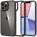 Case Spigen Crystal Hybrid, matte black - iPhone 13 Pro
