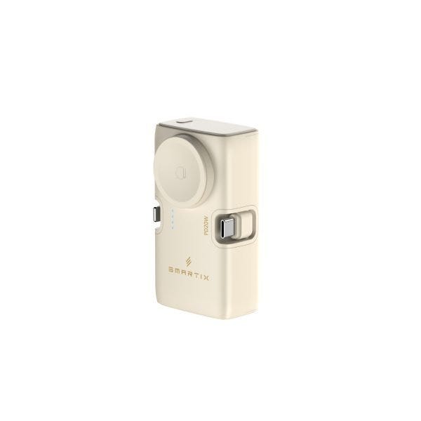 Smartix Premium Power Bank 5000mAh with Samsung Watch Charger